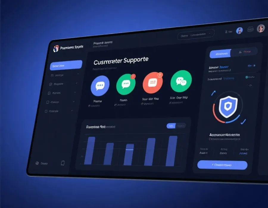 世界杯官方体育帮助中心服务界面示意图